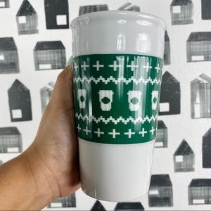 Starbucks | Holiday Sweater Sleeve Ceramic Tumbler